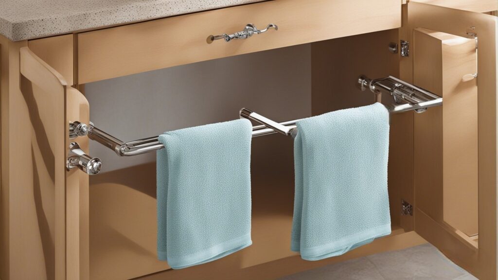 Under-Cabinet Towel Bar