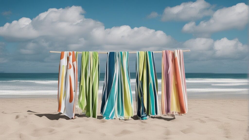 Beach Towels on a beach