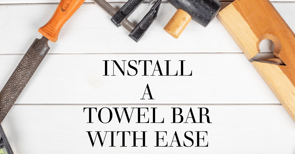 Installing Towel Bar