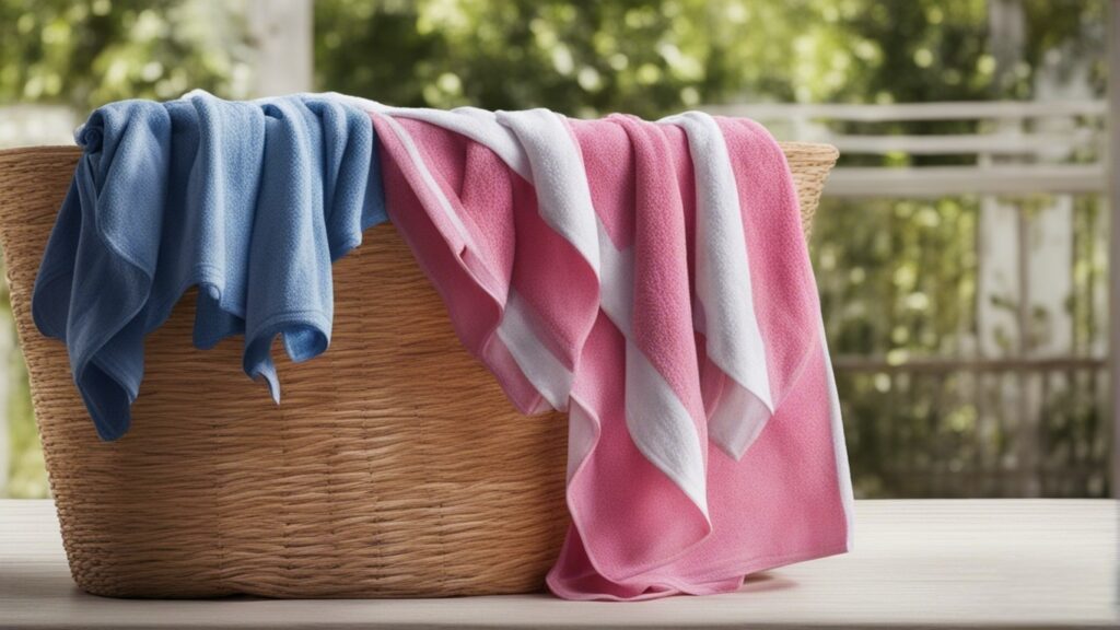 Washing sand cloud beach towel